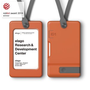 iD1 USB ID Card Holder / Orange (not included USB Flash Drive)
