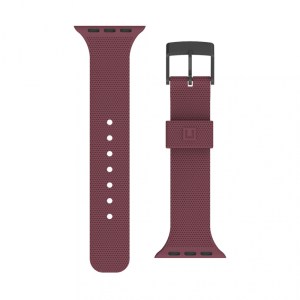 [U] Apple Watch 40/38mm DOT Silicone Strap – Aubergine