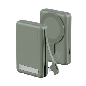 Energea MagPac Pro Plus Qi2 Power Bank 10K with Cable C-C and Stand – SAGE
