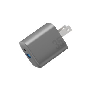 ENERGEA AMPCHARGE GAN35, 1C1A PD/PPS/QC3.0 35W (US) – GUNMETAL