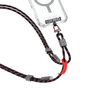 Skinarma DYNO VE 2-In-1 Lanyard and Charging Cable C-C 70cm – OBSIDIAN