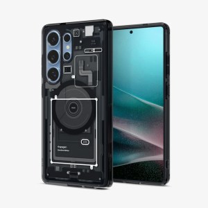 Spigen Ultra Hybrid ( Mag Fit ) S25 Ultra – Zero One Black