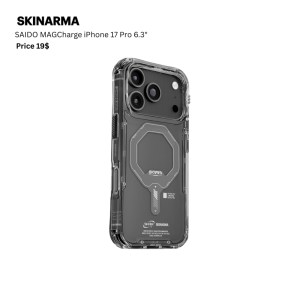 SKINARMA SAIDO Mag-Charge iPhone 17 Pro 6.3″ – Graphite