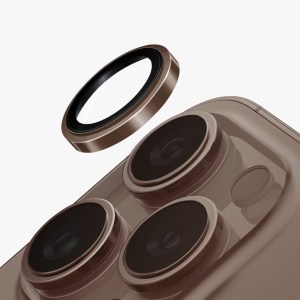 Uniq Optix Stainless Steel Frame | Sapphire Camera Lens 16 Pro 6.3/16 Pro Max 6.9 – Gold