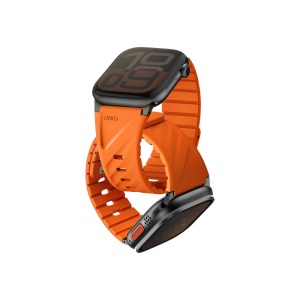 Uniq FLUO Magnetic Apple Watch Strap with Connector Bundle 40mm to 49mm – Orange