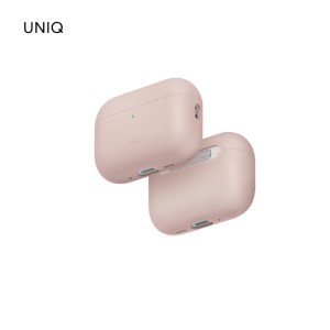 UNIQ Hybrid Lino Silicone AirPods Pro 3 – Blush Pink