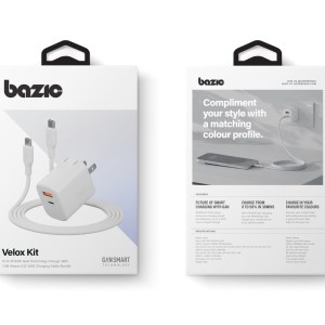 BAZIC GoPort VELOX Kit Adapter 35w with USB-C to USB-C Cable – White
