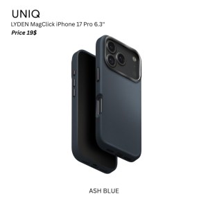 Uniq Hybrid LYDEN MagClick  iPhone 17 Pro 6.3″ – Ash Blue