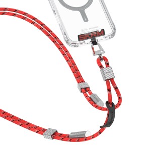 Skinarma DYNO VE 2-In-1 Lanyard and Charging Cable C-C 70cm – VERMILION