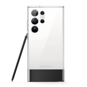 Elago S23 Ultra Glide –  Transparent / Metallic Dark Grey