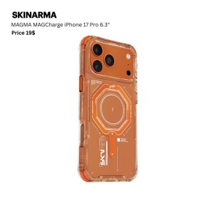 SKINARMA MAGMA Mag-Charge iPhone 17 Pro 6.3″ – Orange