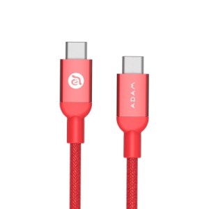 CASA B200 USB Type-C Male to Male Cable Metal Braid Red