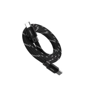 CASA MF100 Magnetic Flat USB-C to USB-C 60W 1m – Black