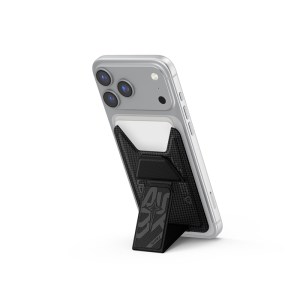 Skinarma KADO Magnetic Card Holder with Grip Stand – Phantom Black