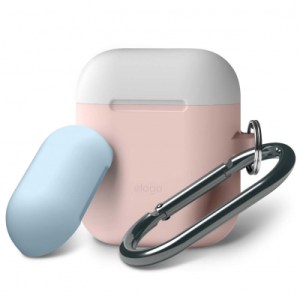 Duo Hang Case – Body-Pink / Top-White, Pastel Blue