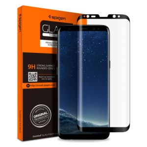 Spigen Galaxy S8+ 6.2″ Glass “Glas.tR Curved” Black (1Pack) 571GL21778