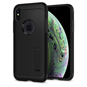 Spigen iPhone XS Case Slim Armor Black 063CS25136