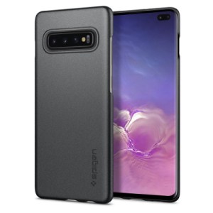 Spigen Galaxy S10+ 6.4″ Case Thin Fit Graphite Gray 606CS25757
