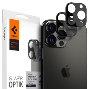 Spigen iPhone 13 Pro Max 6.7 Optik Lens Protector – Black ( 2Pcs )