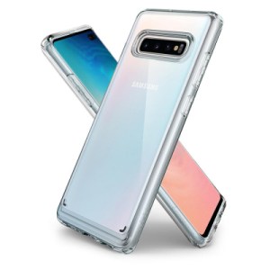 Spigen Galaxy S10+ Case Ultra Hybrid Crystal Clear 606CS25766