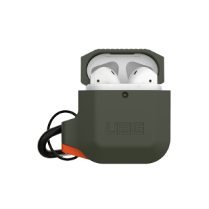 UAG AirPods 1/2 Silicone Case – Olive Drab/Orange