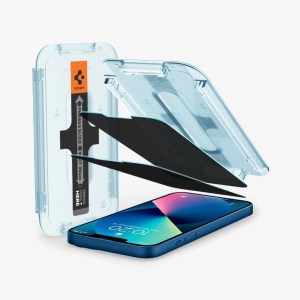 Spigen GLAS.tR™ EZ Fit™ Privacy for 16e | 14 | 13 | 13 Pro 6.1″ 2Pack