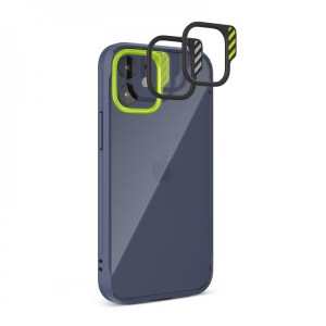 JTLEGEND iPhone 12/Pro 6.1 Hybrid Cushion DX Case – Navy Blue