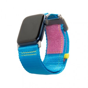 UAG Apple Watch 44/42mm Active Strap Lite – 80s (Blue/Pink)