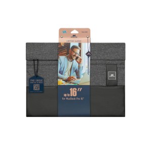 Lantau 8805 Black Mélange MacBook Pro 16″ and Ultrabook Sleeve 15.6″