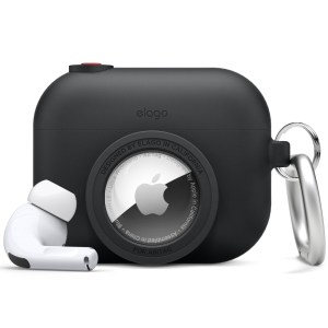 Elago Snapshot Case for AirPods Pro & AirTag – Black