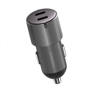 ENERGEA AluDrive D60 PD/PPS Aluminium 66W Car Charger – Gunmetal