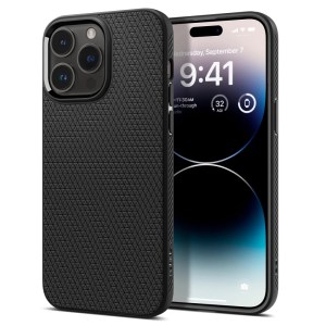 Spigen iPhone 14 Pro Max Case Liquid Air – Matte Black