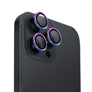 Uniq OPTIX iPhone 16 Pro / 16 Pro Max Camera Lens Protector – IRIDESCENT