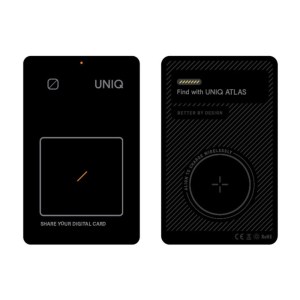 UNIQ ATLAS NFC-ENABLED CARD TRACKER – GRAPHITE (GRAPHITE)