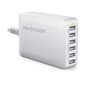 RAVPower RP-PC028 60W 6-Port QC3.0 – White