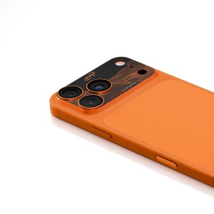 SKINARMA SONIX Full ALUMINIUM Camera Lens 17 Pro 6.3″ – Orange