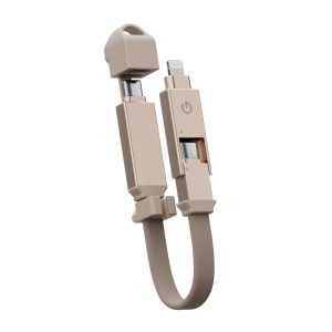 ENERGEA SHEATH 2 in 1 C to C + Lightning 60w 15cm – Gold