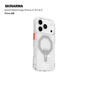 SKINARMA SAIDO Mag-Charge iPhone 17 Pro 6.3″ – Clear