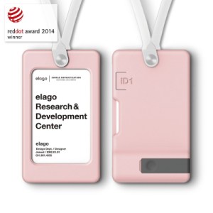 iD1 USB ID Card Holder / Lovely Pink (not included USB Flash Drive)