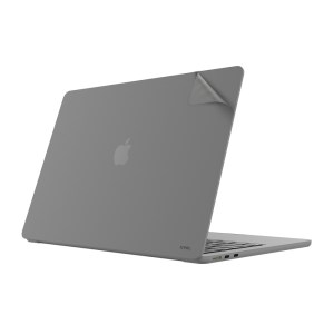 JCPal MacGuard Five-in-One Skin Set for MacBook Air 13.6” M2/2022 – Space Gray