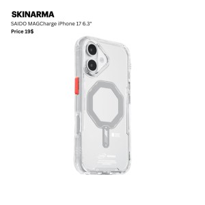 SKINARMA SAIDO Mag-Charge iPhone 17 6.3″ – Clear