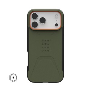 UAG Civilian MagSafe iPhone 17 Pro Max 6.9 – Olive/Orange