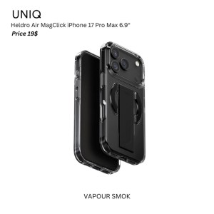 Uniq Hybrid Heldro Air MagClick iPhone 17 Pro Max 6.9″ – Vapour Smock