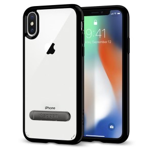 Spigen iPhone X 5.8″ Ultra Hybrid S – Jet Black 057CS22134