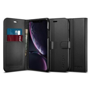 Spigen iPhone XR 6.1″ Wallet S – Black 064CS24881