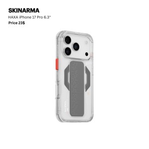 SKINARMA HAXA iPhone 17 Pro 6.3″ – Clear
