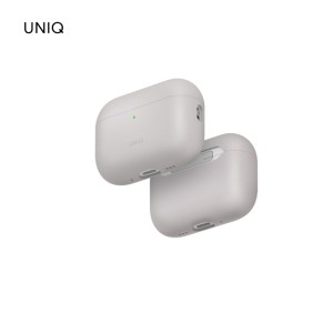 UNIQ Hybrid Lino Silicone AirPods Pro 3 – Beige Ivory