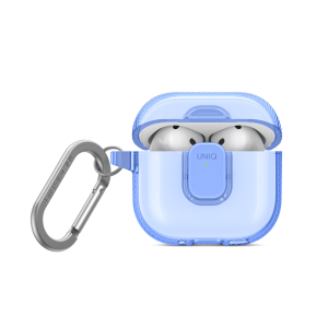 Uniq GLASS Pro AriPods 4th Gen Lock Case – Blue