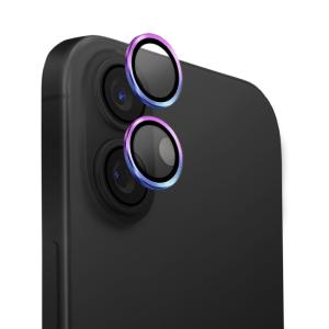 UNIQ OPTIX Aluminium Camera Lens Protector iPhone 16 6.1 / iPhone 16 Plus 6.7 – IRIDESCENT