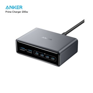 Anker Prime Charger (200W, 6 Ports, GaN)
